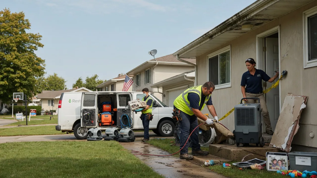 Water Damage Restoration in Mason, WI near me
